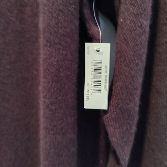 NWT Goodthreads Men's Sz XXXL Burgundy 100% Lambswool Pullover Crew Neck Sweater - Picture 3 of 4